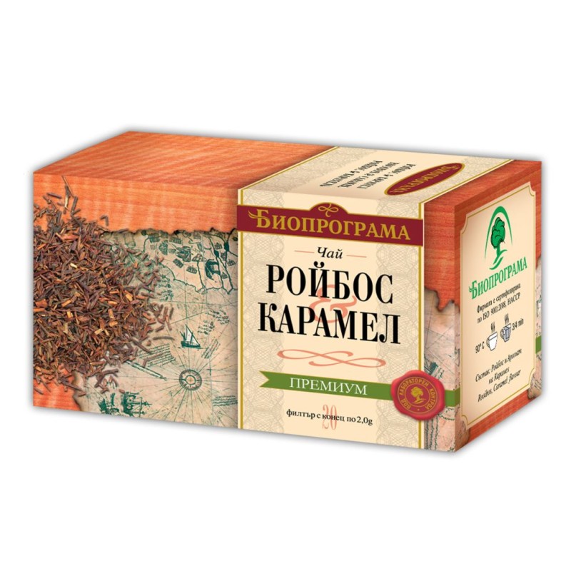 Чай Ройбос и карамел премиум